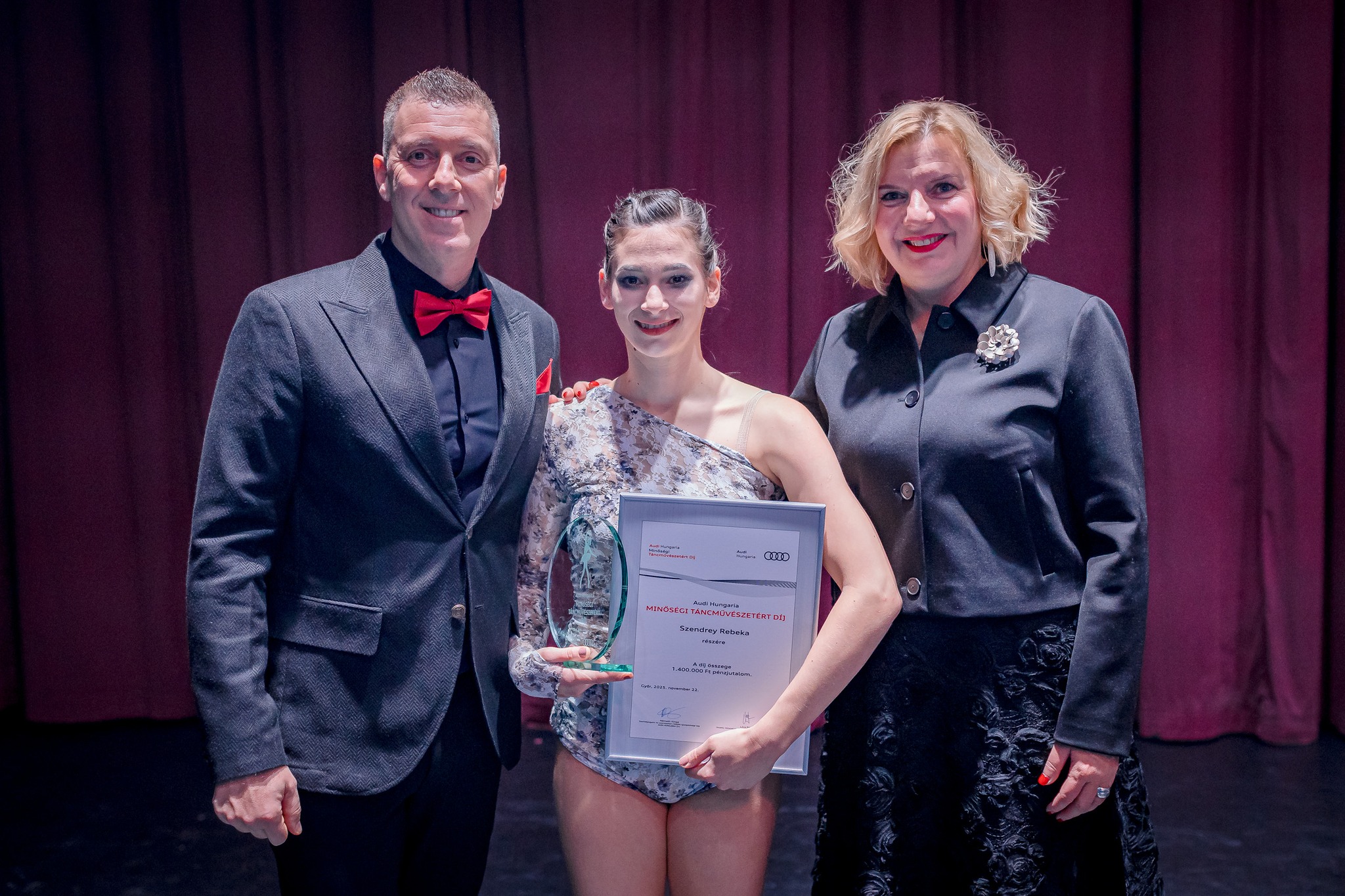 Szendrey Rebeka AUDI-díjas